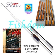 FISHDOM LEMAX TIGER TEMPER JIGGING ROD SPINNING ONE PIECE BUTT JOINT ROD