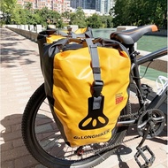 【TikTok】Bicycle Side Bag Waterproof Carry Bag Outdoor Rear Rack Electric Car Mountain Bike Rain-Proof Sichuan-Tibet Line