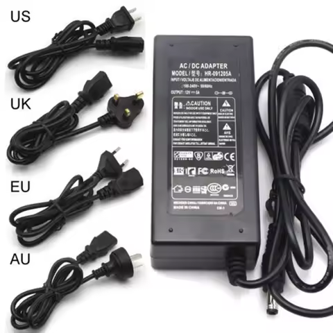 AC110 220V Power Supply Adapter Transformer LED Strip 2A 3A 5A 8A DC 5V 12V 24V 5V 12V 24V Power Sup