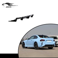 For BMW G87 M2 Coupe 2022-2024 DRY CARBON FIBER Rear Bumper Diffuser Lip Bodykit