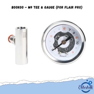 BooKoo - ชุดข้อต่อตัวทีและเกจวัดสำหรับเครื่องชงกาแฟ