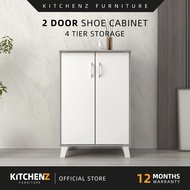 KitchenZ 2FT Shoe Cabinet Mordernist Design with 2 Door Storage Shoe Rack / Rak Kasut - HMZ-FN-SR-14