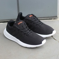 Adidas Cln Black White Running Shoes For Men