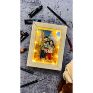 Momentto Handcrafted 3D Keepsake Handmade 3D Art in Frame/