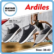 TROYA - OBRAL Sepatu Sneakers Pria Ardiles TAKAHAGI 38-43 Hitam Putih Abu / Sepatu Lari Pria Sporty 