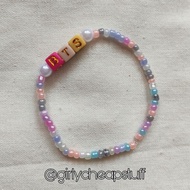 Korean Custom Bracelet BTS Bangtan Bracelet Pastel Color Army