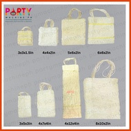 ﹊ ▩ 10pcs Local Abaca Bag / Sinamay Bag  / Native Abaca Gift Bag/ Local Abaca Souvenir Bag