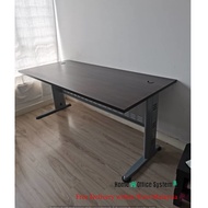 4 Feet Rectangular Shape Office Table With J Metal Leg - Home & Office System - V-Q Series
