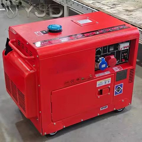 Portable Diesel Generator 3kva 5kva 6kva 8kva 9kva 10kva 15kva Diesel Silent Generator With CE Certi