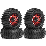 RS | Metal 1.9" Beadlock Wheels and Tires OD88MM 4PCS for /12 Crawler Car MJX H12Y+ MN-128 MN-82S LC
