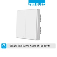 Aqara D1 Zigbee wall-mounted smart switch - Wired N - 2 push buttons