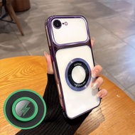 Suitable For iPhone 16E phone case New magnetic magnifying glass wireless charging sheet large lens 