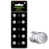 lr41 Button Batteries LR41 SR41 AG3 736 Battery 1.5V Button Coin Cell Batteries (10 Count)