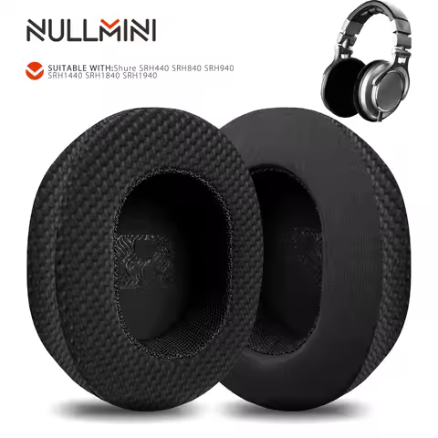 Nullmini Replacement Earpads for Shure SRH440 SRH840 SRH940 SRH1440 SRH1840 SRH1940 Headphones Cooli