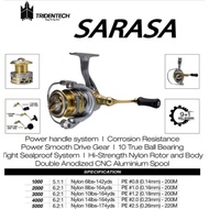 Sarasa Reel Tridentech Sarasa 1000 - 5000 Fishing Reel