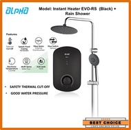 Alpha Instant Water heater EVO Rain Shower- Bathroom Toilet Hot Water Strong Pressure HDB BTO