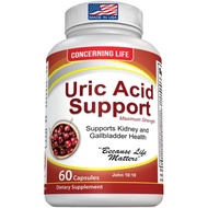 Uric Acid Support, Cleanse &amp; Kidney Function Control - Supports A healthy Natural Gout Inflammation - Herbal Cleanse Detox for Joint Pain Swelling &amp; Stiffness Includes Tart Cherry, Celery Seed Extract