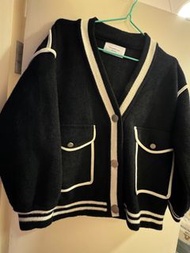 全新 韓國 made in Korea 黑色 水貂毛 型格 高貴 外套