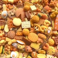 (1 Set of 10 pictures) random jibbitz cake charms, 3D stickers to decorate Crocs sandals