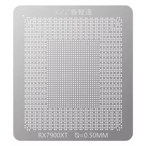 BGA Reball Stencil For RX7900XT 215-145000146 RTX7900XT 215-145000156 0.5mm BGA stencil