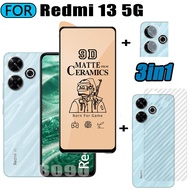 3 IN 1 Redmi 13 5G Ceramic Tempered Glass Matte Gaming Screen Protector for Redmi 13C 12C Note 12 Pr