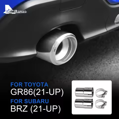 Exhaust Extension Pipe Adapter Extend For Subaru BRZ Toyota GR86 2021 2022 2023 2024 Stainless Steel