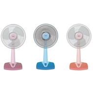 พัดลมตั้งโต๊ะ HATARI 12 นิ้ว รุ่น T12M1 ปรับส่ายซ้าย-ขวา 3 ใบพัด กำลังไฟ 34 วัตต์ คละสี