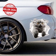 Car Stickers Car Exterior 3d Stereoscopic Visual Hole Decoration Stickers Waterproof Pvc T8b6