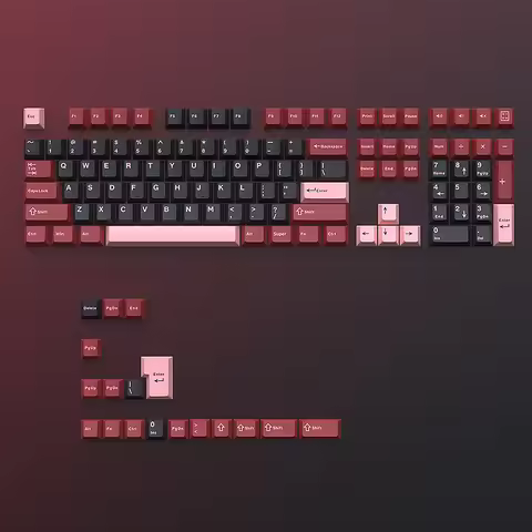 GMK Keycap Double Shot 126 Keys PBT Cherry Keycaps Mechanical Game Keyboard Wireless for MX Switch K