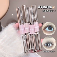 新品现货杠铃双头睫毛膏防水纤长卷翘不晕染打底浓密自然Barbell double head mascara waterproof long curling not dizzy20251019