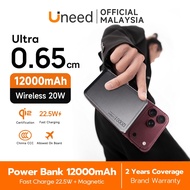 [CCC Certified] Uneed Ultra-Slim 3C Qi2 Powerbank 12000mAh/6000mAh Magnetic Power Bank Card-Sized Wi