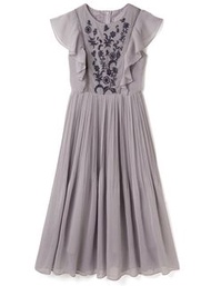 GRL 刺繡連身裙 紗裙 one piece 裙 日系 謝師宴 晚裝 正品 ingni heather lowrys farm majestic legon