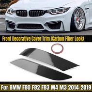 For BMW F80 M3 F82 F83 M4 2014-2020 Only Front Bumper Side Air Vent Splitter Trim Intake Frame Upper