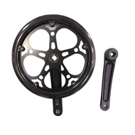 Bicycle Crank Chainring Commuter Bicycle Double Cover Protective Cover 52 Teeth Single Piece Chainri