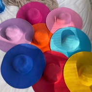 Beach travel straw hat - stylish sun hat with string