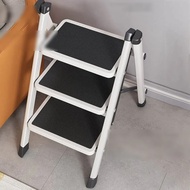 【24 Hours Shipping】 Folding Aluminium Ladder Chair Foldable Ladder For Home  Stable Structure Folding Stairs Ladders Kitchen Step Stool Ladder
