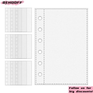 BEHOOFF A7 Binder Pages,  A7 Card Protector Sleeves, 6-Ring Binder Refill