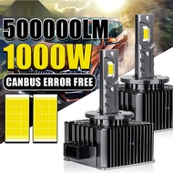AUTO 2PCS  30PCS CSP Car LED Headlight Bulb 1000W 500000LM D1S D2S D3S D4S D5S D8S D1R D2R D3R Turbo