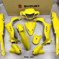 SUZUKI RGX 120 COVER SET SGP COLOUR RED,YELLOW/COVER INNER/LEG SHIELD