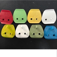 Colourful 13A safety switch socket plug key 2 pin to 3 pin converter