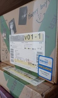 Last1 Walmart 全新未拆 sealed BTS 防彈少年團 金泰亨 taehyung layover album 專輯