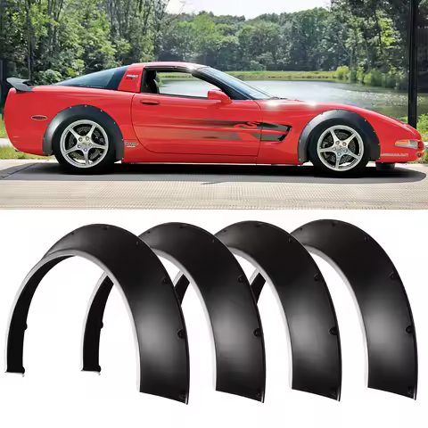 Fender Flares Wide Body Kit Wheel Arches For Chevrolet Corvette C3 C4 C5 C6 4Pcs