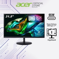 [Latest] Acer SH322QK 31.5-Inch 4K UHD Professional Monitor | Type C (65W) | Height Adjustable/Tilt/