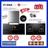 Fotile AMG9007-i Hood + GEG88201 Smart Sync Gas Hob