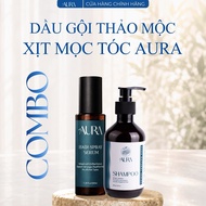 Shampoo Combo & Aura biotin hair spray