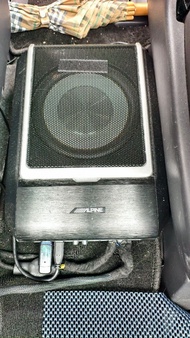 Alpine PWD-X5 DSP一體車載低音喇叭