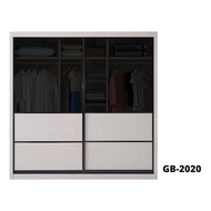 MIXBOX GOLD SERIES (2020) -Wardrobe 2 Sliding Door Width 5-10 feet x Height 8 feet