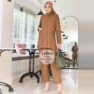 Toyobo Women's Uniform Set for Civil Servants, Pdh, Regional Government, Asn/Latest Women's Kheki Un