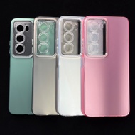 For ITEL City 100 C671L Fashion Colorful Matte Anti-Fingerprint IMD Protective Cover