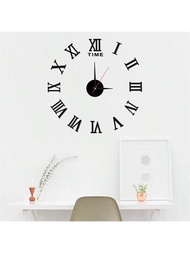 牆掛時鐘精確無聲裝飾性免打孔北歐風格夜光客廳掛鐘實用時鐘